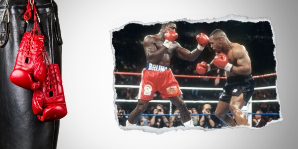 Boxing Match Between Mike Tyson and Frank Bruno